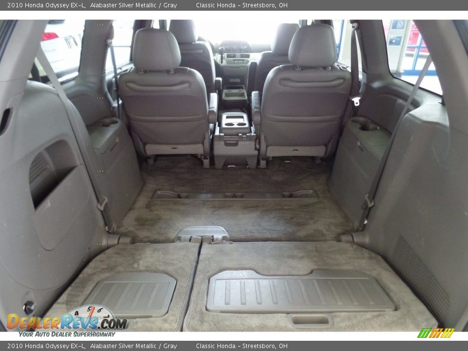 2010 Honda Odyssey EX-L Alabaster Silver Metallic / Gray Photo #28