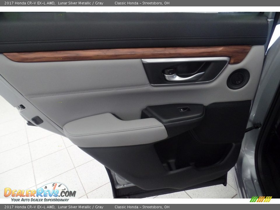 2017 Honda CR-V EX-L AWD Lunar Silver Metallic / Gray Photo #6