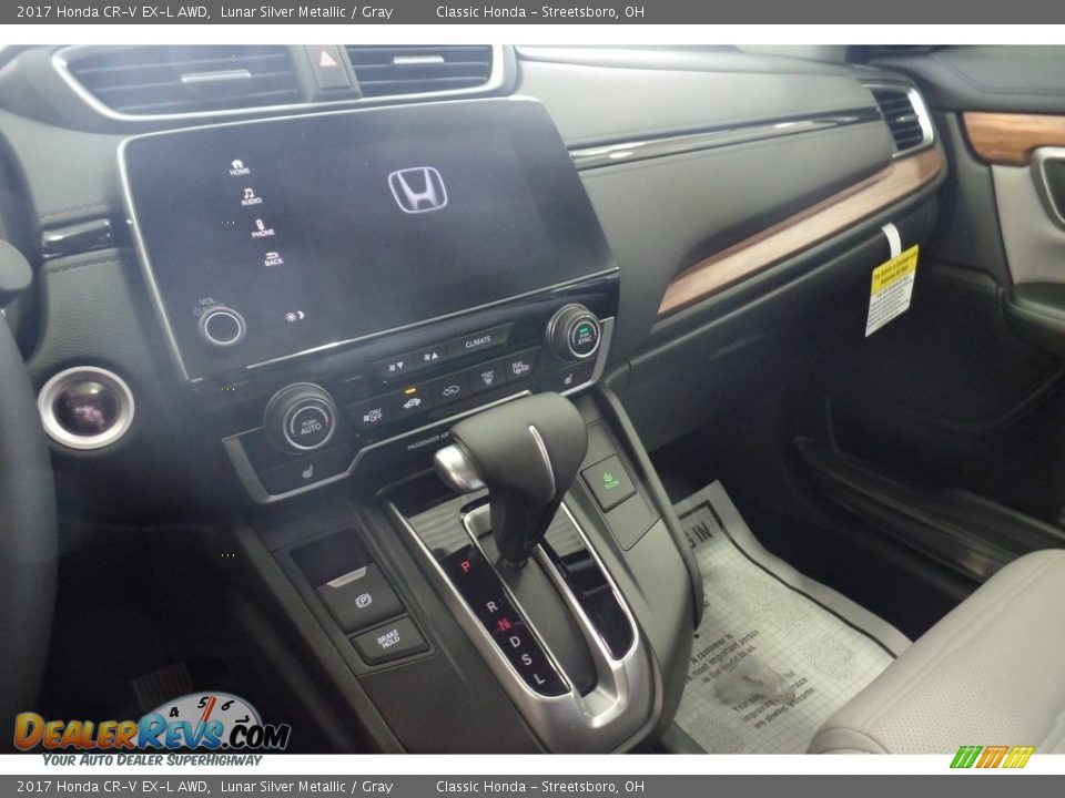 2017 Honda CR-V EX-L AWD Lunar Silver Metallic / Gray Photo #10