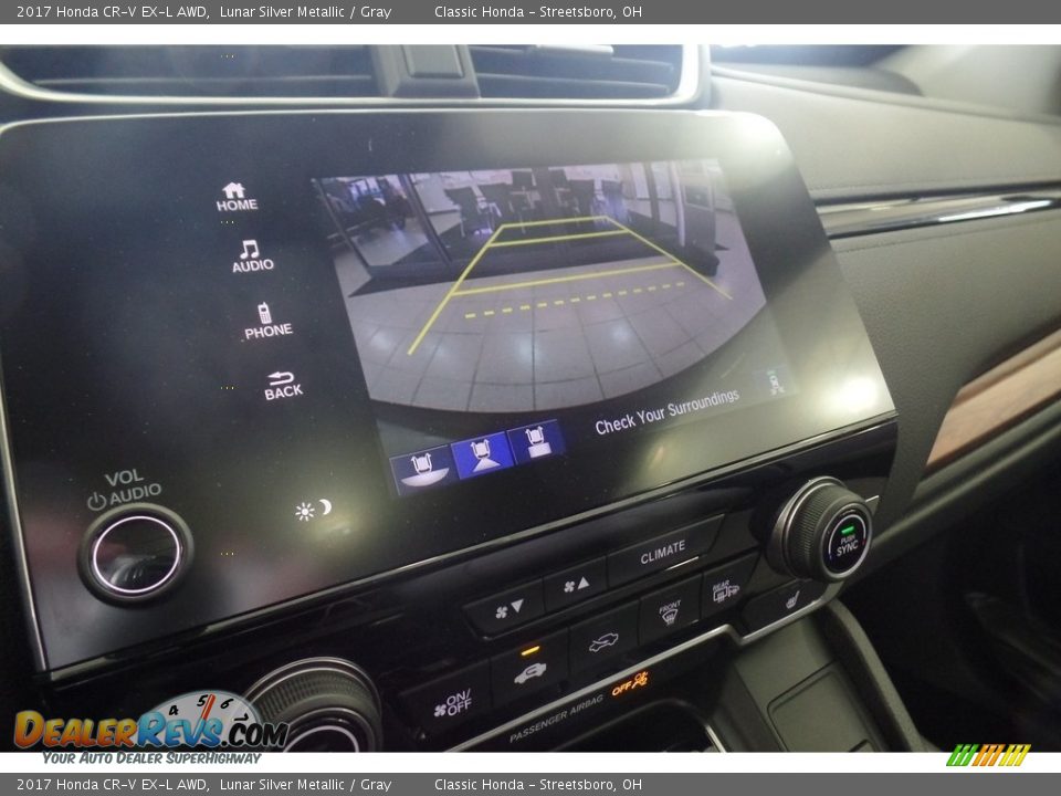 2017 Honda CR-V EX-L AWD Lunar Silver Metallic / Gray Photo #11