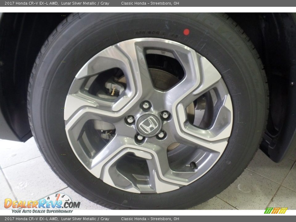 2017 Honda CR-V EX-L AWD Lunar Silver Metallic / Gray Photo #13