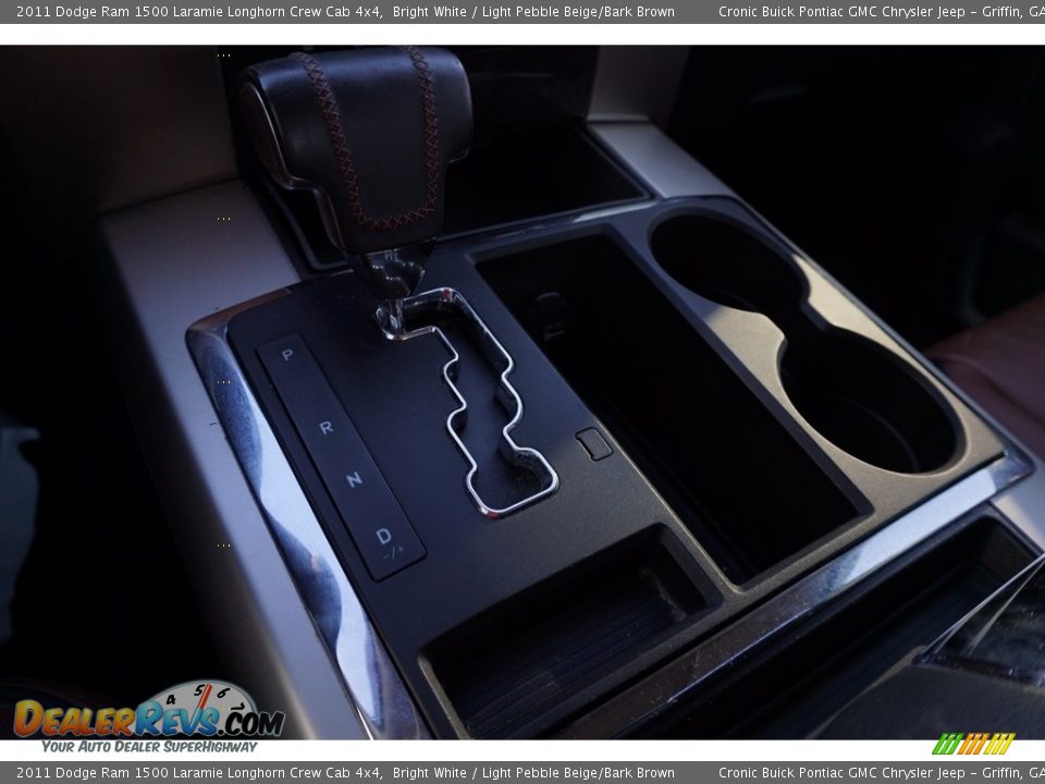 2011 Dodge Ram 1500 Laramie Longhorn Crew Cab 4x4 Bright White / Light Pebble Beige/Bark Brown Photo #27