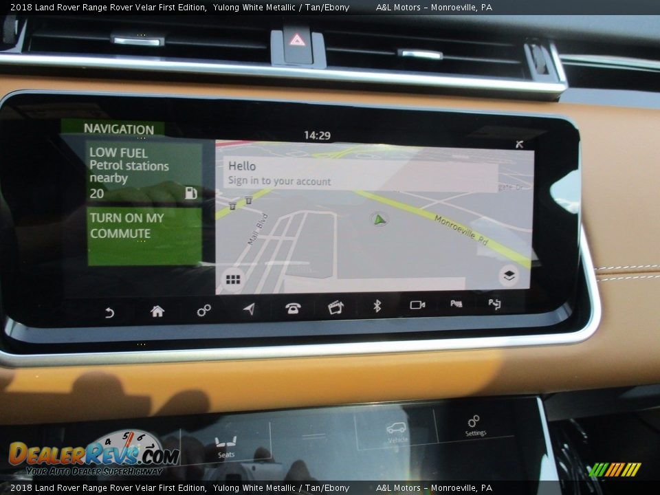 Navigation of 2018 Land Rover Range Rover Velar First Edition Photo #15