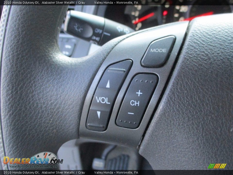 2010 Honda Odyssey EX Alabaster Silver Metallic / Gray Photo #18