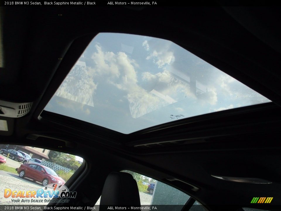 2018 BMW M3 Sedan Black Sapphire Metallic / Black Photo #11
