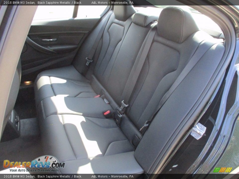 2018 BMW M3 Sedan Black Sapphire Metallic / Black Photo #13