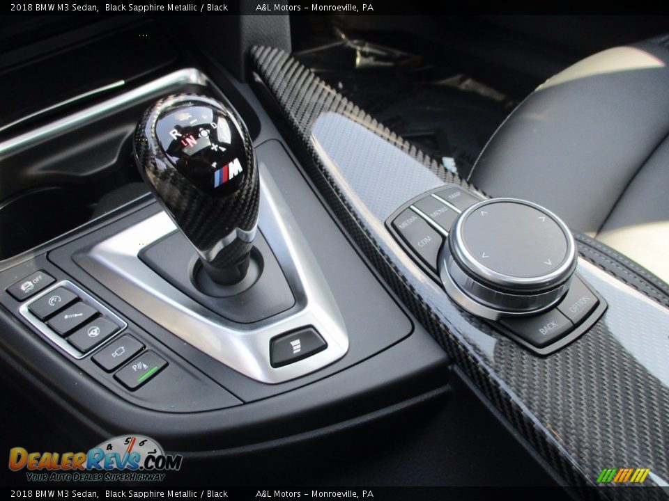 2018 BMW M3 Sedan Black Sapphire Metallic / Black Photo #16