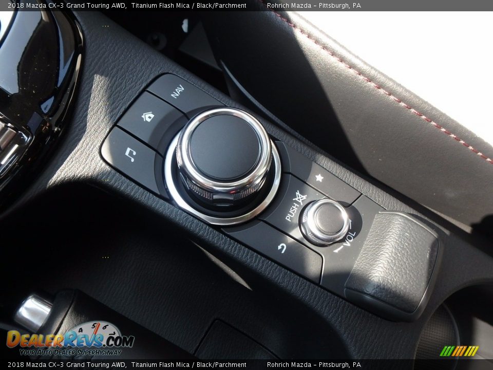 2018 Mazda CX-3 Grand Touring AWD Titanium Flash Mica / Black/Parchment Photo #15