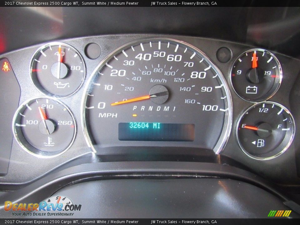 2017 Chevrolet Express 2500 Cargo WT Summit White / Medium Pewter Photo #13