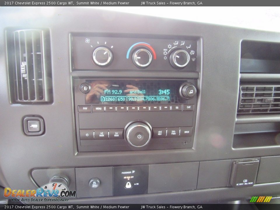 2017 Chevrolet Express 2500 Cargo WT Summit White / Medium Pewter Photo #14