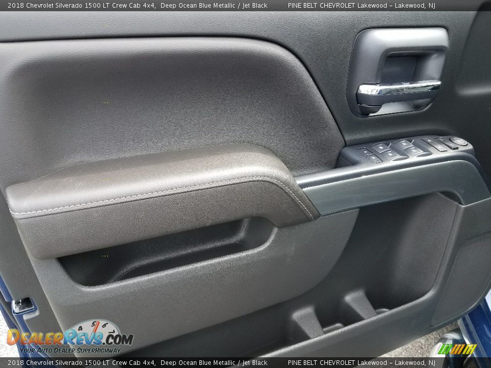 2018 Chevrolet Silverado 1500 LT Crew Cab 4x4 Deep Ocean Blue Metallic / Jet Black Photo #7