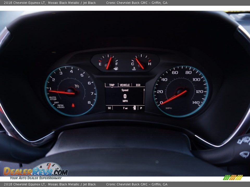 2018 Chevrolet Equinox LT Mosaic Black Metallic / Jet Black Photo #13