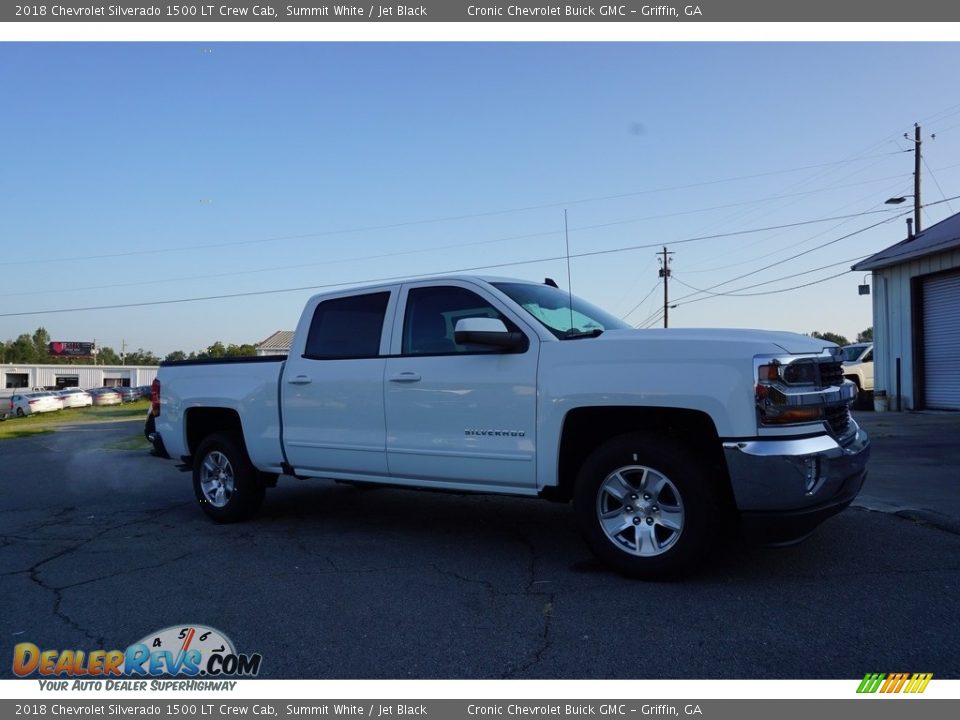 2018 Chevrolet Silverado 1500 LT Crew Cab Summit White / Jet Black Photo #1
