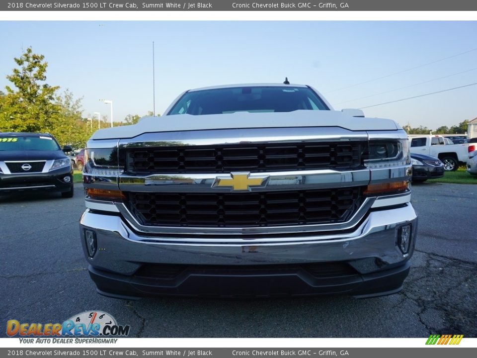 2018 Chevrolet Silverado 1500 LT Crew Cab Summit White / Jet Black Photo #2