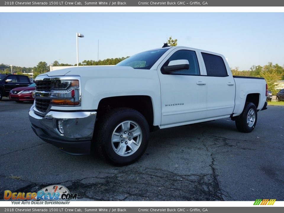 2018 Chevrolet Silverado 1500 LT Crew Cab Summit White / Jet Black Photo #3