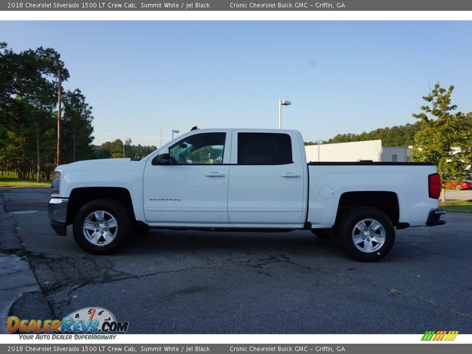 2018 Chevrolet Silverado 1500 LT Crew Cab Summit White / Jet Black Photo #4