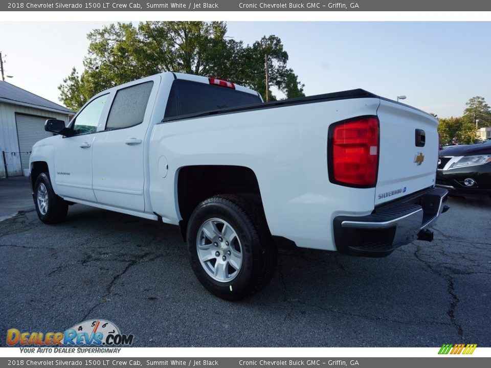 2018 Chevrolet Silverado 1500 LT Crew Cab Summit White / Jet Black Photo #5