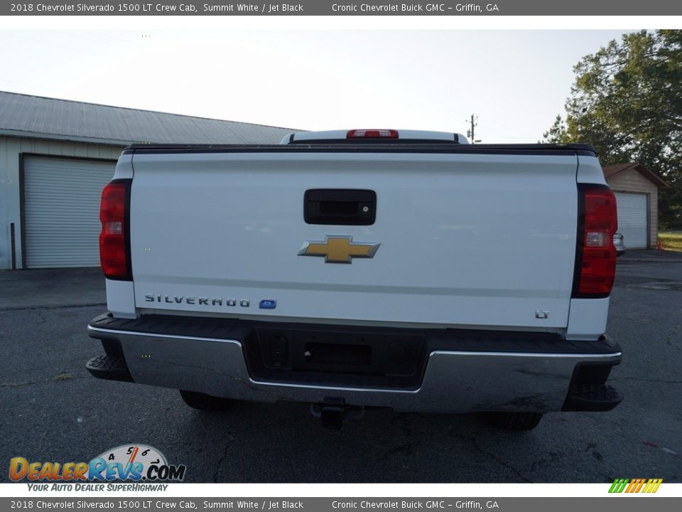 2018 Chevrolet Silverado 1500 LT Crew Cab Summit White / Jet Black Photo #6