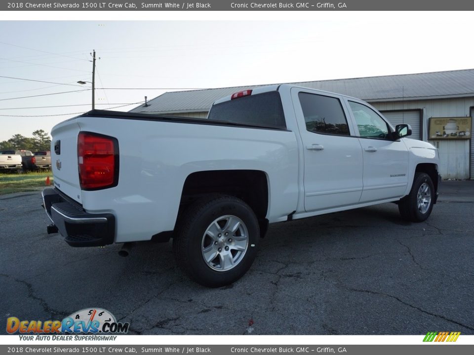 2018 Chevrolet Silverado 1500 LT Crew Cab Summit White / Jet Black Photo #7