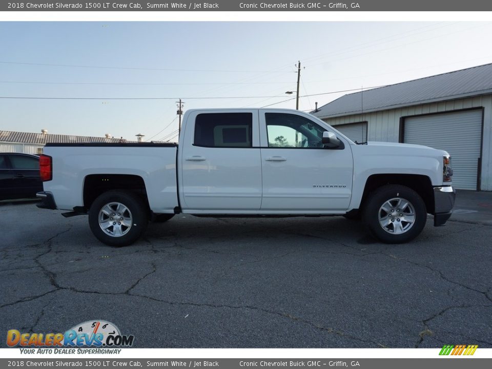 2018 Chevrolet Silverado 1500 LT Crew Cab Summit White / Jet Black Photo #8