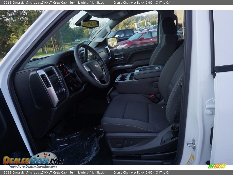 2018 Chevrolet Silverado 1500 LT Crew Cab Summit White / Jet Black Photo #9
