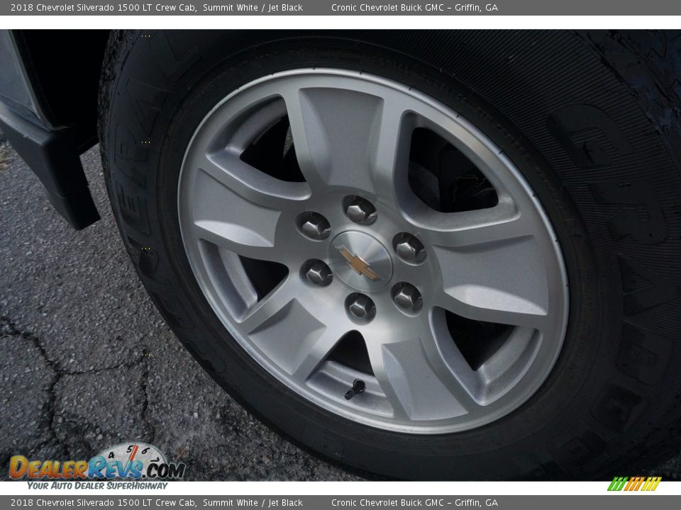2018 Chevrolet Silverado 1500 LT Crew Cab Summit White / Jet Black Photo #11