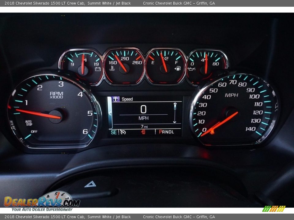 2018 Chevrolet Silverado 1500 LT Crew Cab Summit White / Jet Black Photo #13