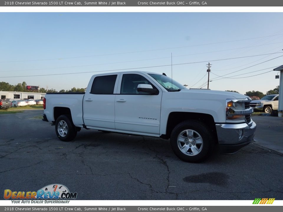 2018 Chevrolet Silverado 1500 LT Crew Cab Summit White / Jet Black Photo #1