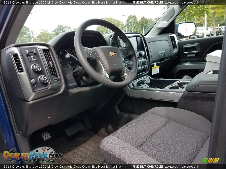 2018 Chevrolet Silverado 1500 LT Crew Cab 4x4 Deep Ocean Blue Metallic / Jet Black Photo #5