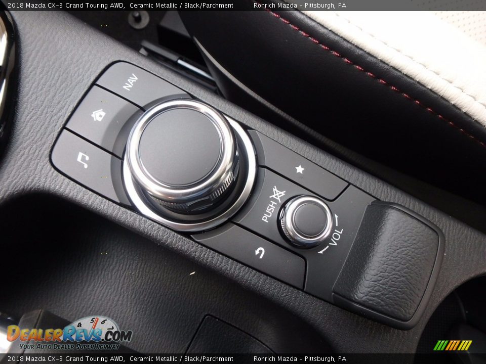 2018 Mazda CX-3 Grand Touring AWD Ceramic Metallic / Black/Parchment Photo #13