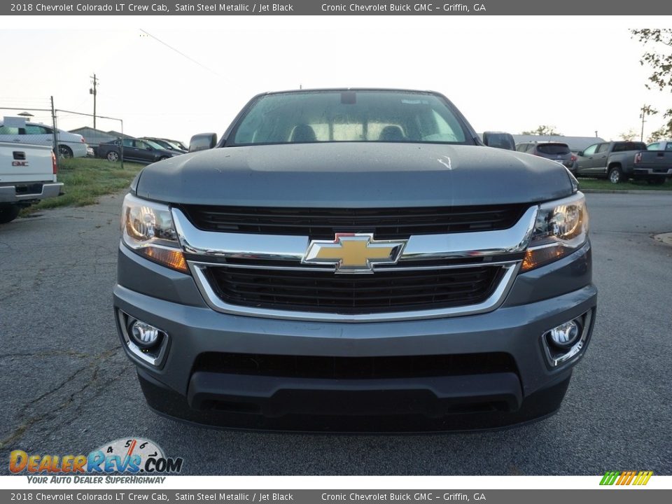 2018 Chevrolet Colorado LT Crew Cab Satin Steel Metallic / Jet Black Photo #2