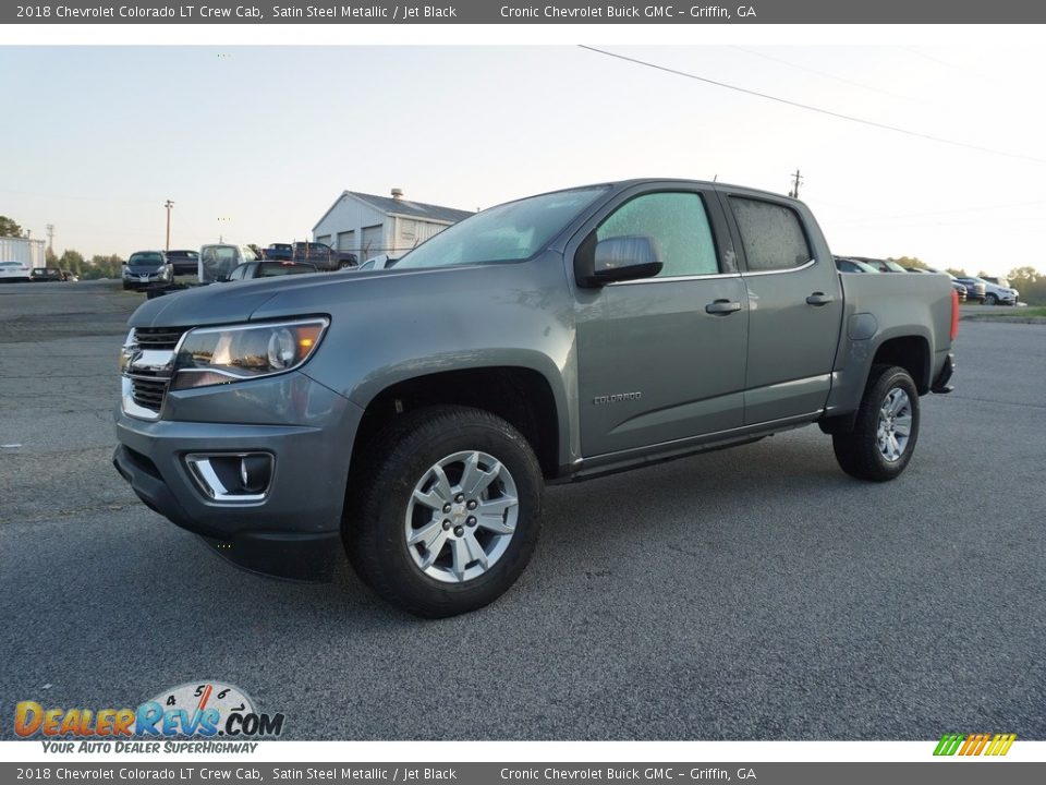 2018 Chevrolet Colorado LT Crew Cab Satin Steel Metallic / Jet Black Photo #3