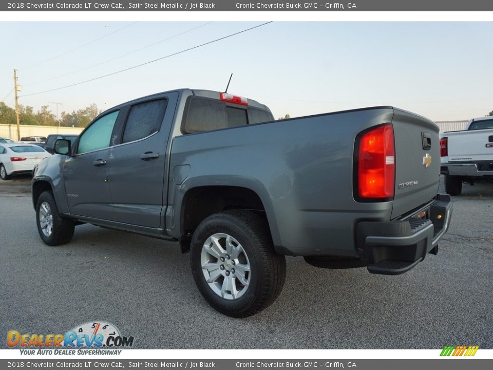 2018 Chevrolet Colorado LT Crew Cab Satin Steel Metallic / Jet Black Photo #5