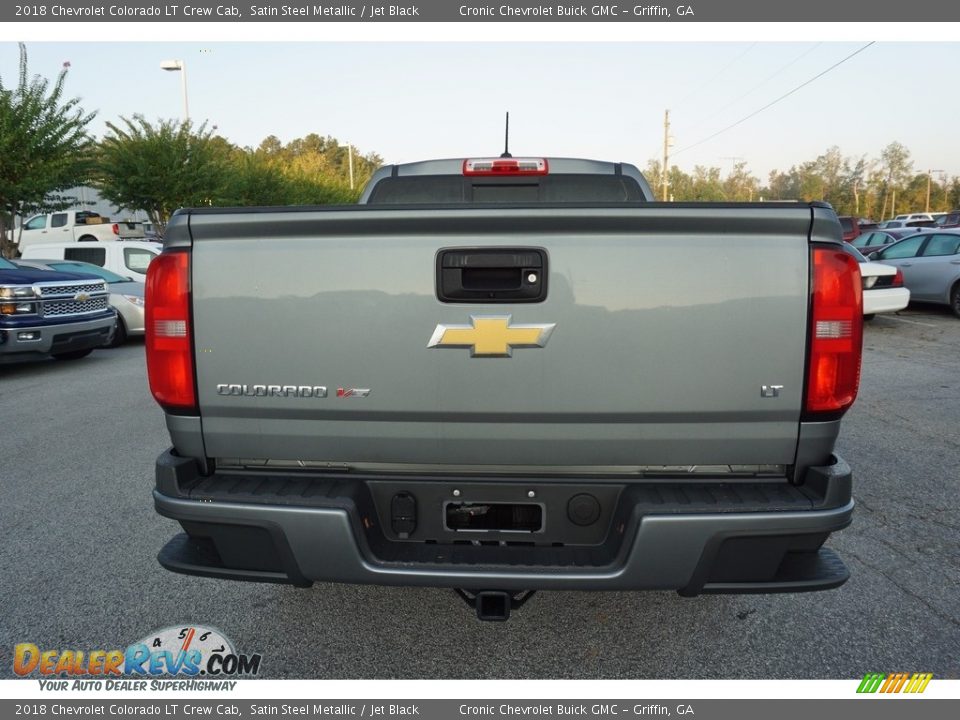 2018 Chevrolet Colorado LT Crew Cab Satin Steel Metallic / Jet Black Photo #6