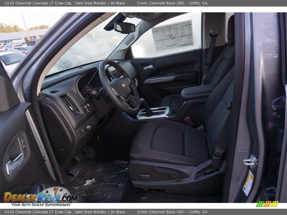 2018 Chevrolet Colorado LT Crew Cab Satin Steel Metallic / Jet Black Photo #9