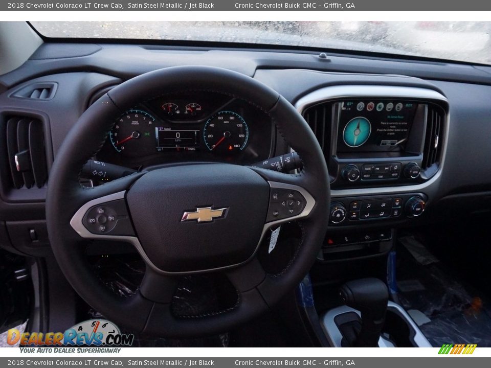 2018 Chevrolet Colorado LT Crew Cab Satin Steel Metallic / Jet Black Photo #10