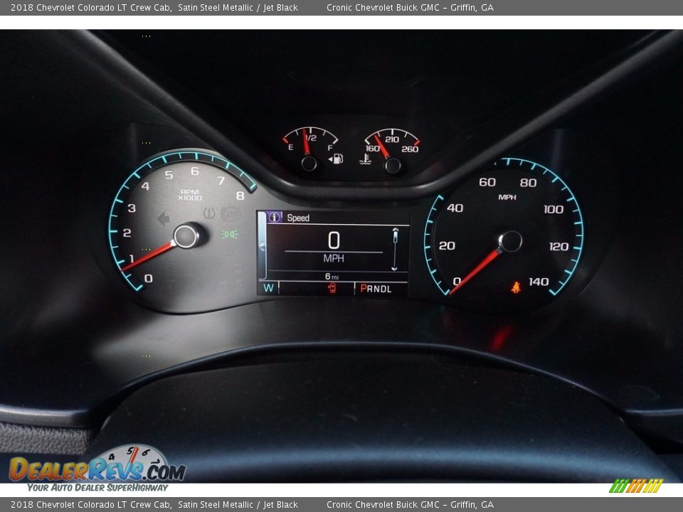 2018 Chevrolet Colorado LT Crew Cab Satin Steel Metallic / Jet Black Photo #12