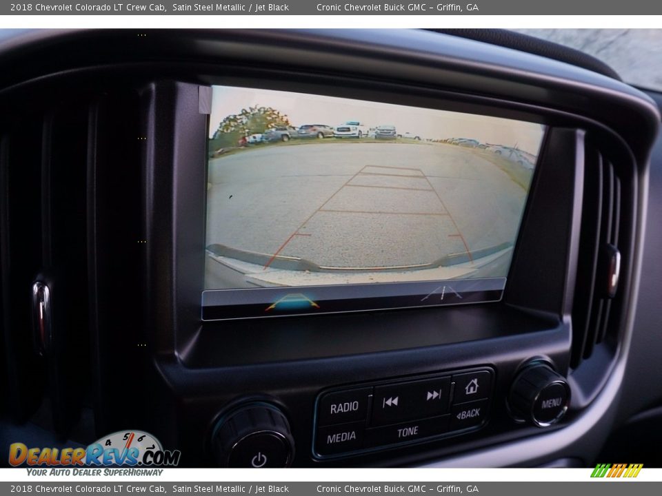 2018 Chevrolet Colorado LT Crew Cab Satin Steel Metallic / Jet Black Photo #13