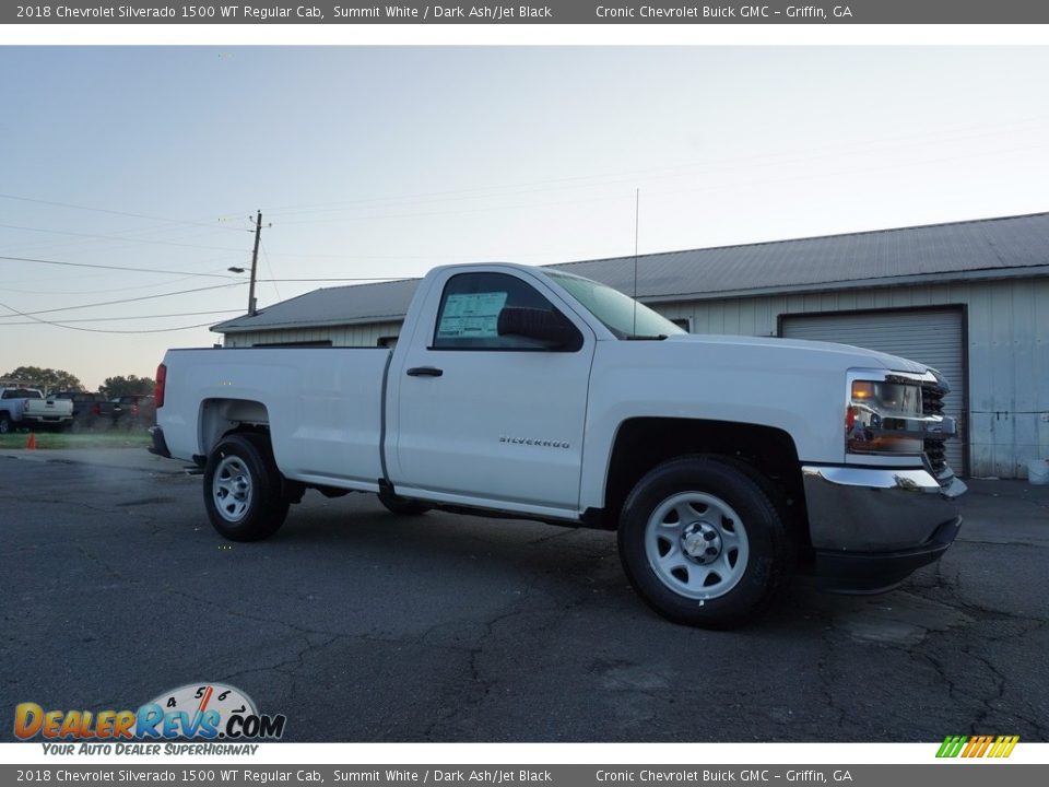 2018 Chevrolet Silverado 1500 WT Regular Cab Summit White / Dark Ash/Jet Black Photo #1