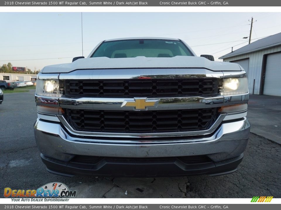 2018 Chevrolet Silverado 1500 WT Regular Cab Summit White / Dark Ash/Jet Black Photo #2
