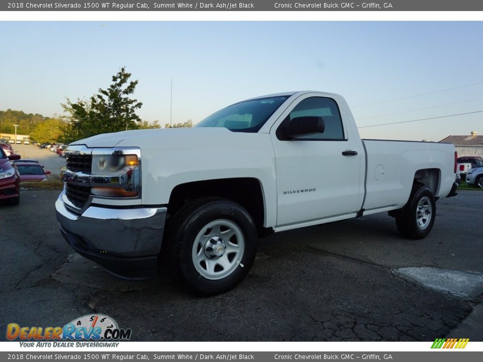 2018 Chevrolet Silverado 1500 WT Regular Cab Summit White / Dark Ash/Jet Black Photo #3