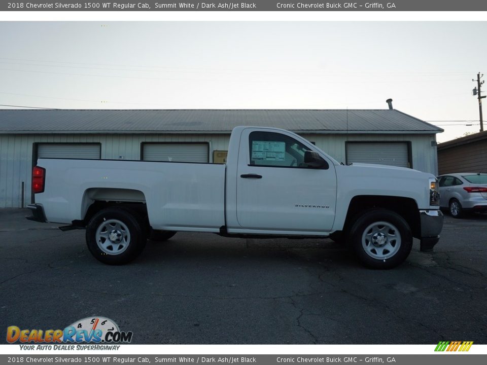 2018 Chevrolet Silverado 1500 WT Regular Cab Summit White / Dark Ash/Jet Black Photo #8