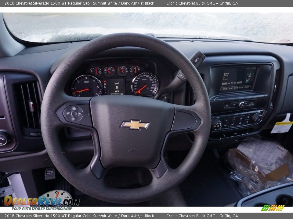 2018 Chevrolet Silverado 1500 WT Regular Cab Summit White / Dark Ash/Jet Black Photo #10