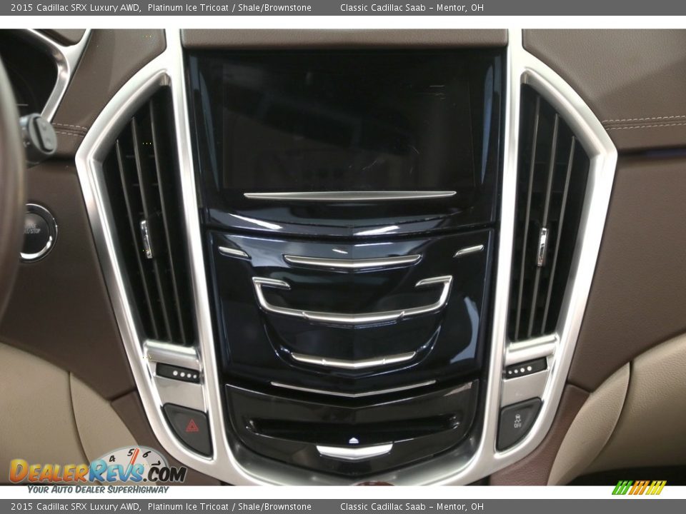 2015 Cadillac SRX Luxury AWD Platinum Ice Tricoat / Shale/Brownstone Photo #18