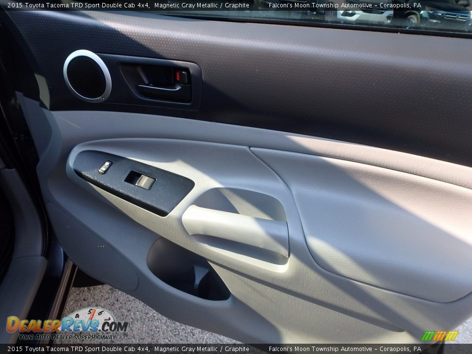 2015 Toyota Tacoma TRD Sport Double Cab 4x4 Magnetic Gray Metallic / Graphite Photo #12