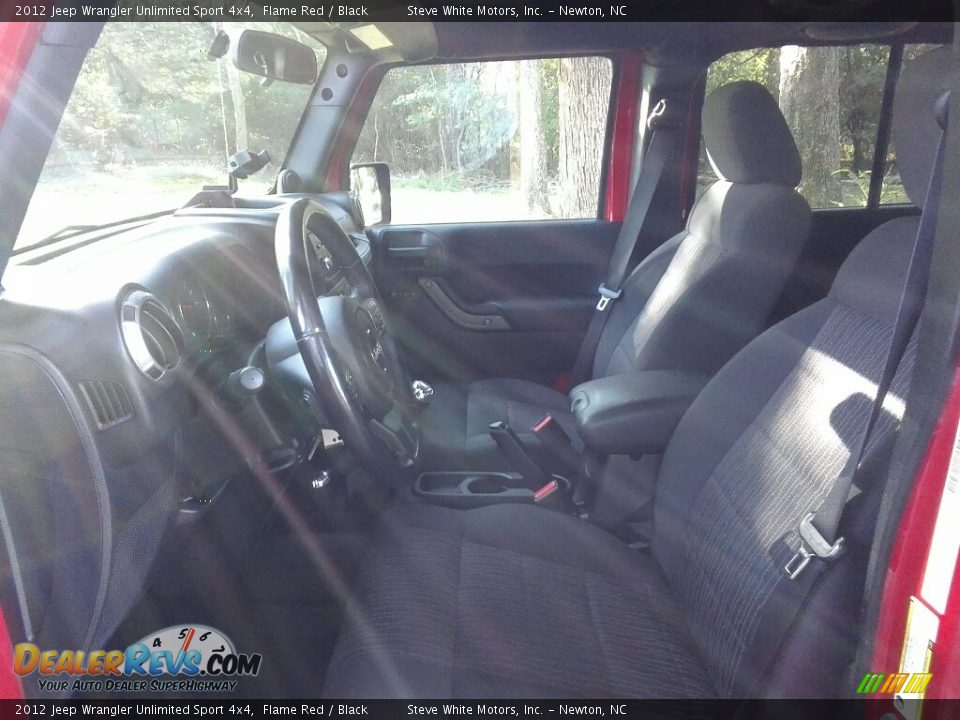 2012 Jeep Wrangler Unlimited Sport 4x4 Flame Red / Black Photo #8
