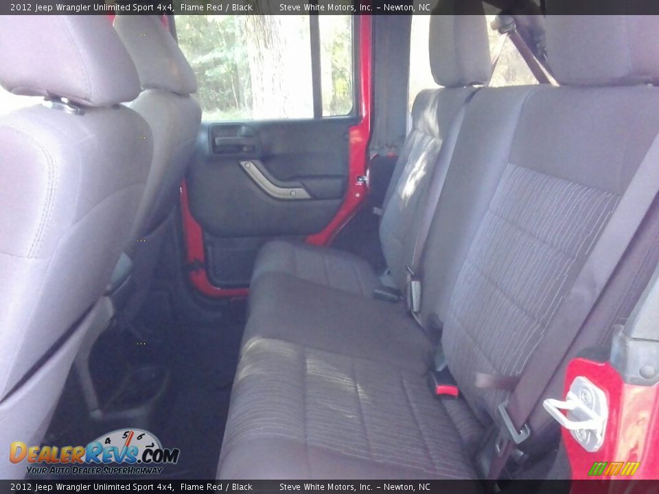2012 Jeep Wrangler Unlimited Sport 4x4 Flame Red / Black Photo #9