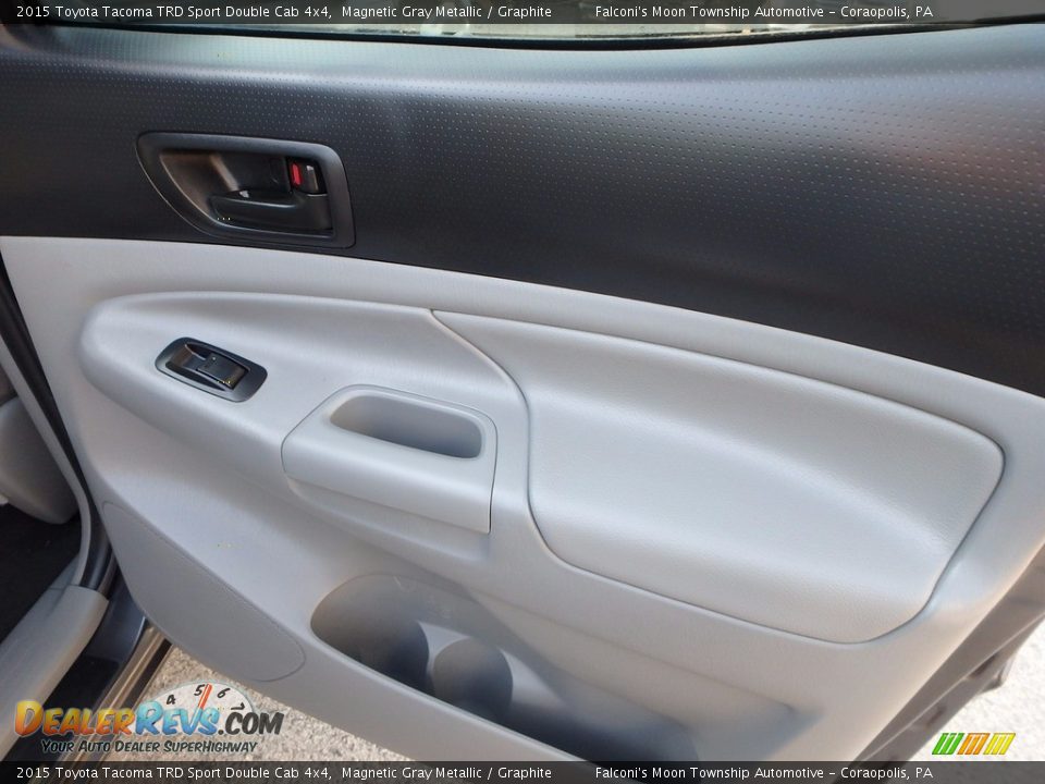 2015 Toyota Tacoma TRD Sport Double Cab 4x4 Magnetic Gray Metallic / Graphite Photo #14