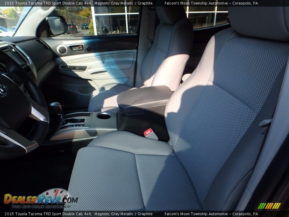 2015 Toyota Tacoma TRD Sport Double Cab 4x4 Magnetic Gray Metallic / Graphite Photo #15