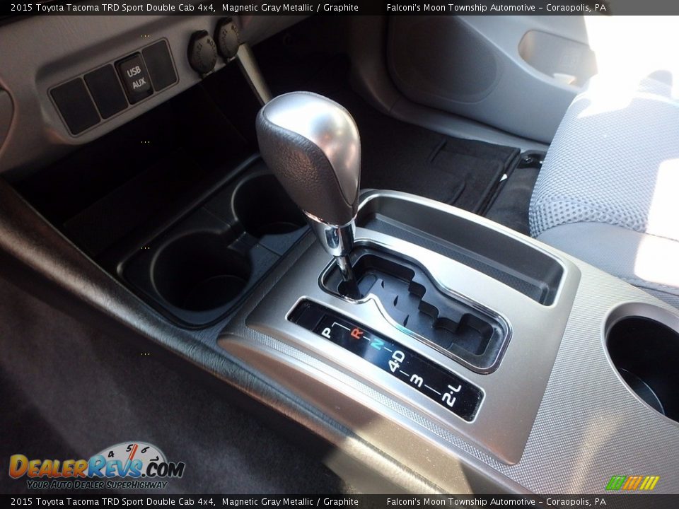 2015 Toyota Tacoma TRD Sport Double Cab 4x4 Magnetic Gray Metallic / Graphite Photo #20
